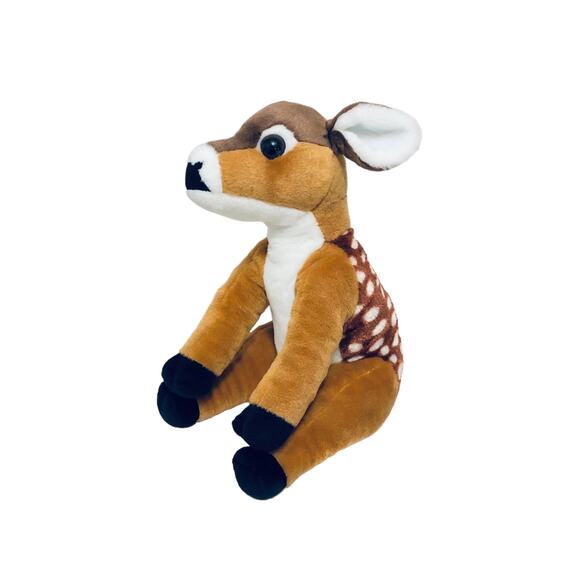 Wild Republic Spotted Fawn Baby Deer 12" Plush Toy - Picture 3 of 8